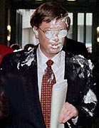 Bill Gates with Cake